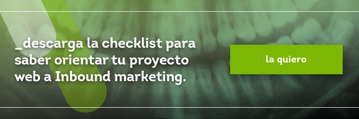 Checklist metodología Inbound marketing